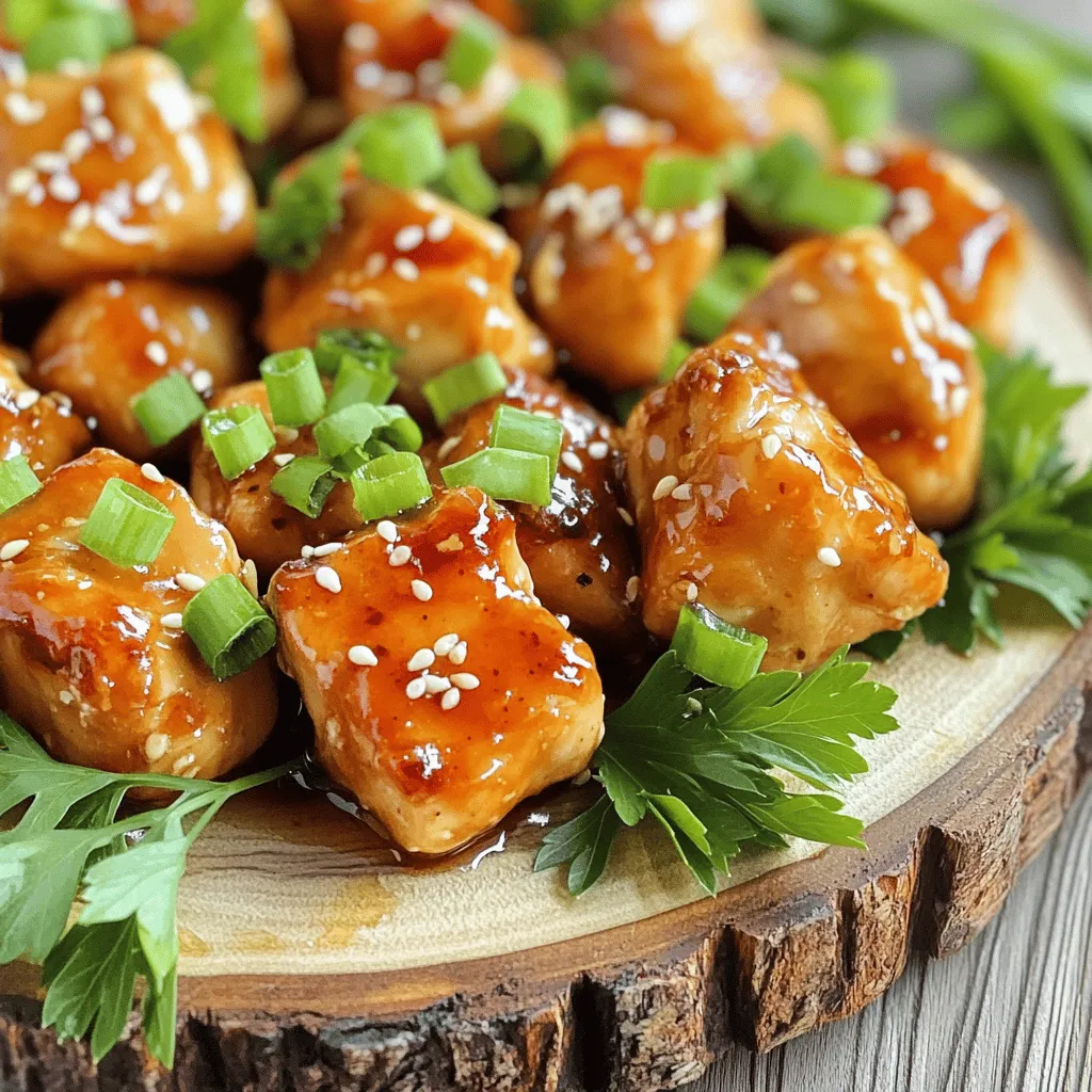 Honey Garlic Chicken Bites Flavorful Meal Idea