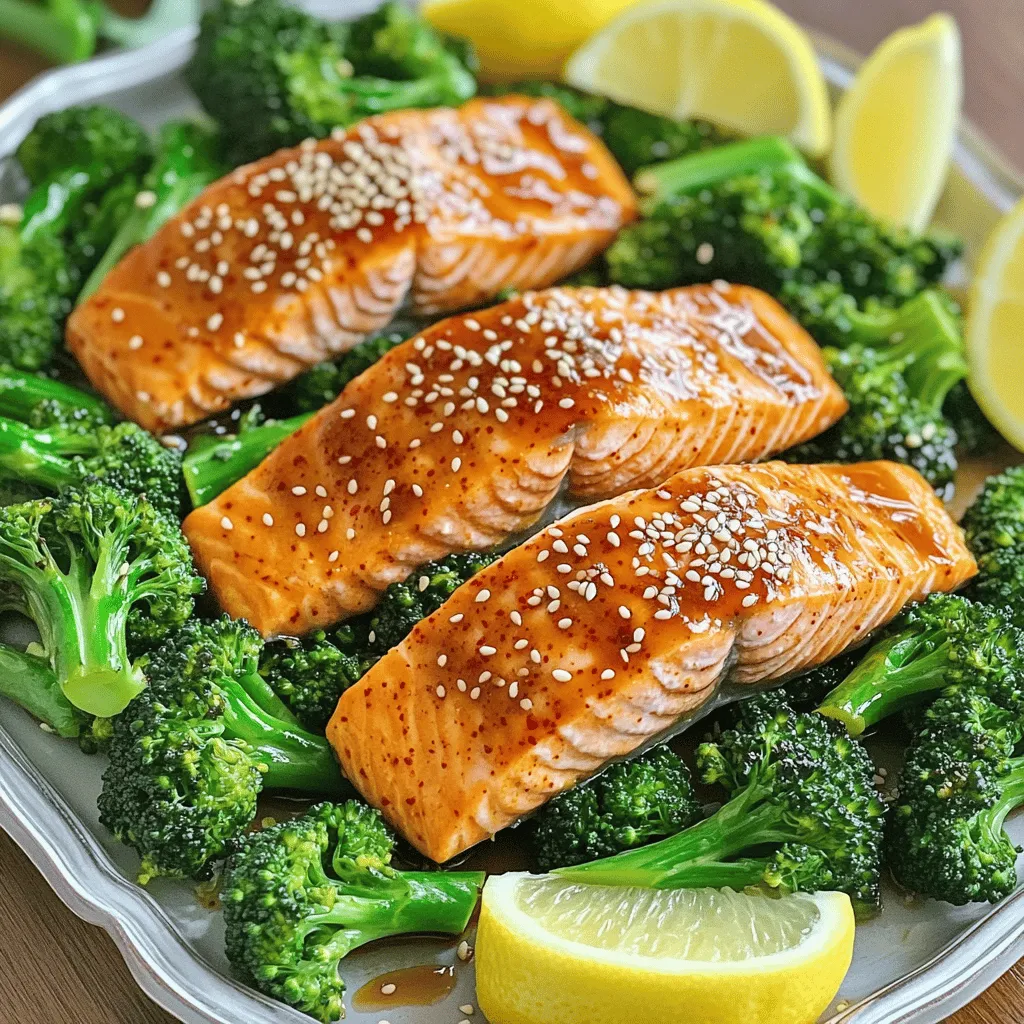 Sheet Pan Sweet Chili Salmon &#038; Broccolini Delight