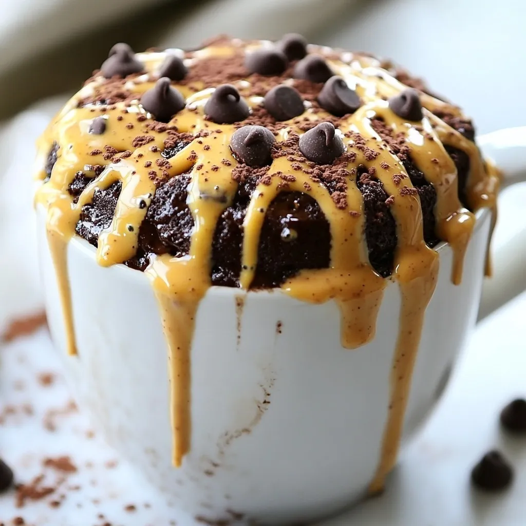 Chocolate Peanut Butter Mug Cake Simple and Sweet Treat