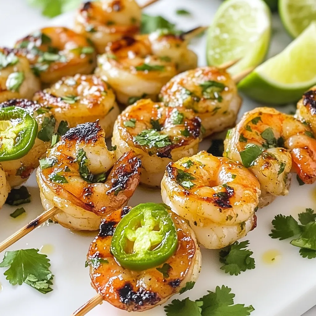 Jalapeno Lime Grilled Shrimp Tasty and Simple Recipe