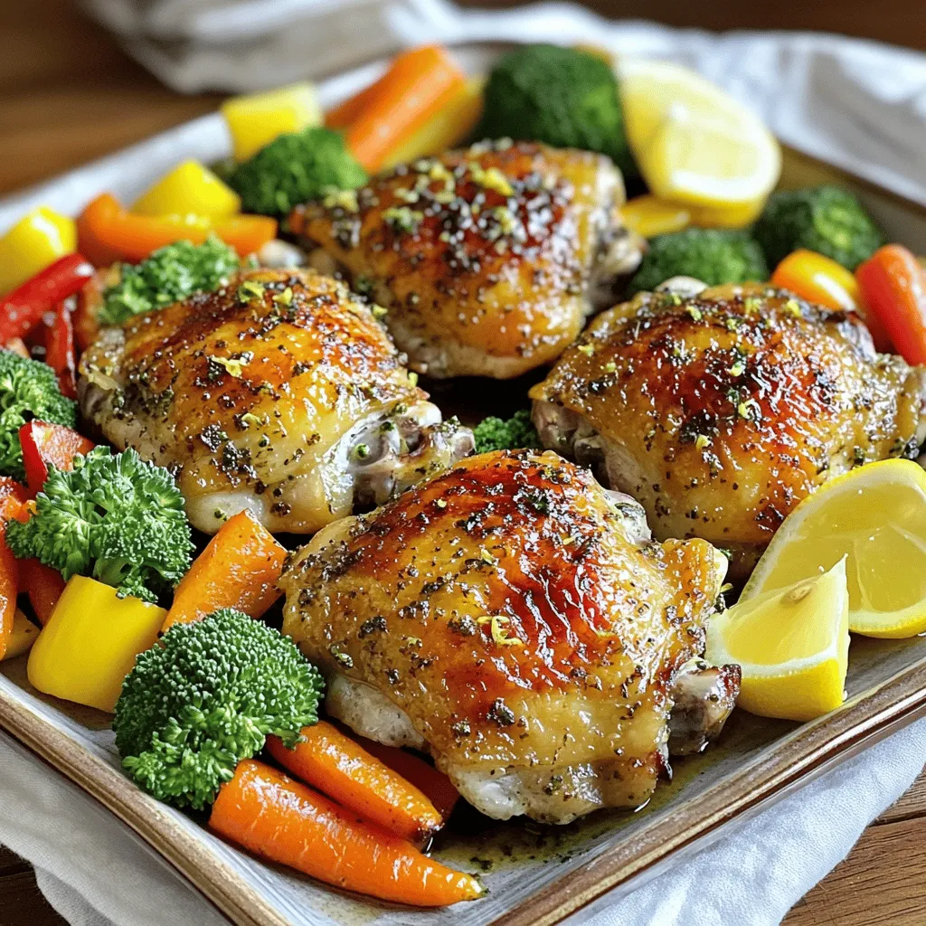Sheet Pan Lemon Herb Chicken and Veggies Delight