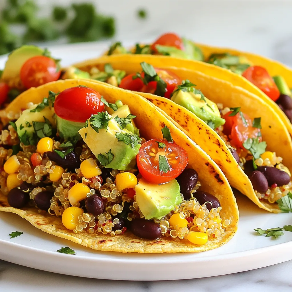 Zesty Lime Quinoa Tacos Flavorful and Healthy Meal