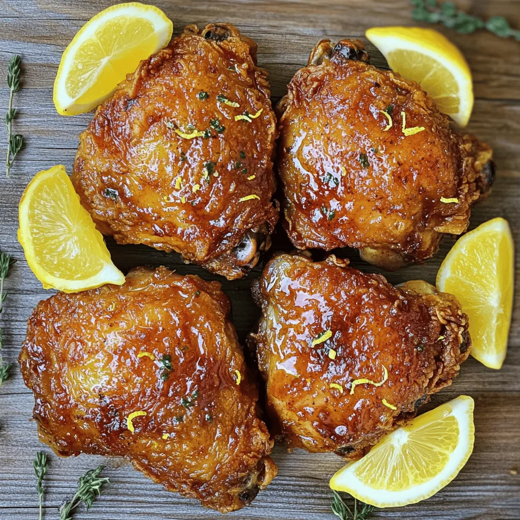 Lemon Tea Fried Chicken Bold and Flavorful Meal