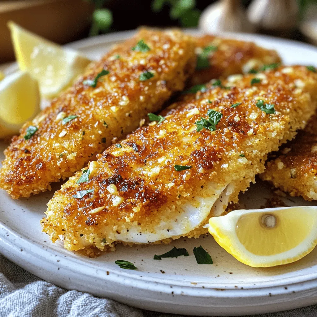 Parmesan Crusted Tilapia Crispy and Flavorful Delight