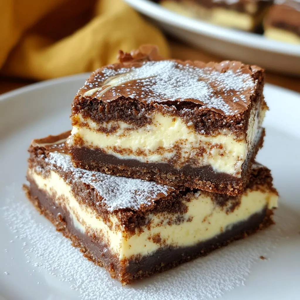 Eggnog Cheesecake Brownies Festive Holiday Treat