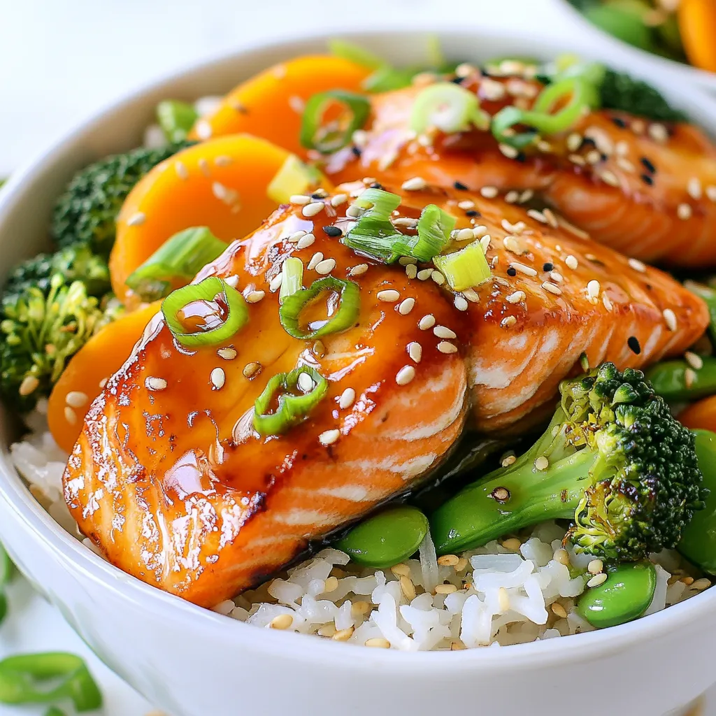 Teriyaki Salmon Rice Bowls Flavorful and Healthy Meal