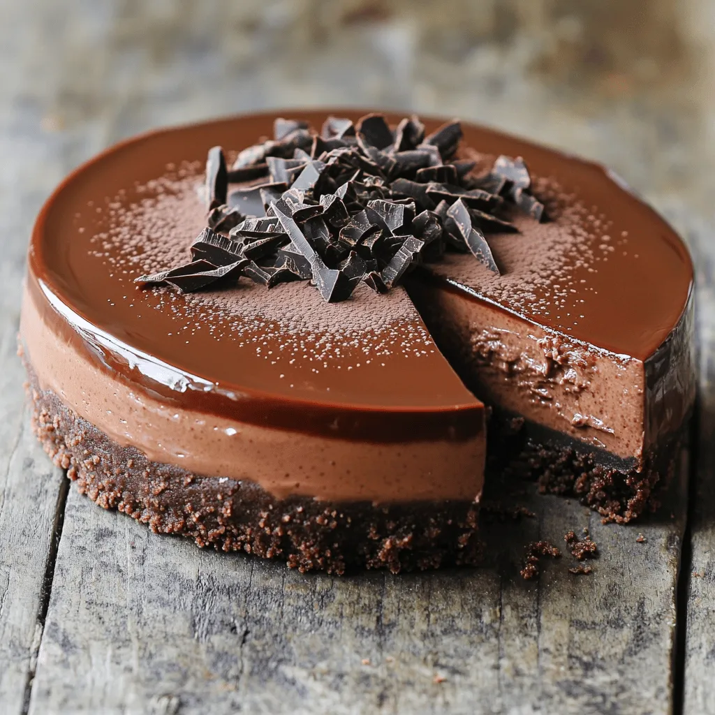 No-Bake Chocolate Cheesecake Easy and Delicious Treat