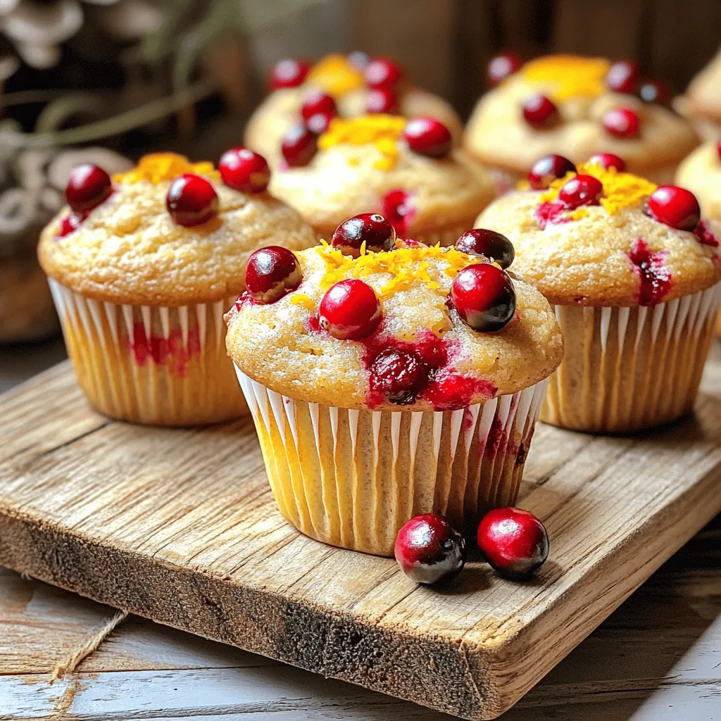 77. Cranberry Orange Muffins Delicious and Easy Treat