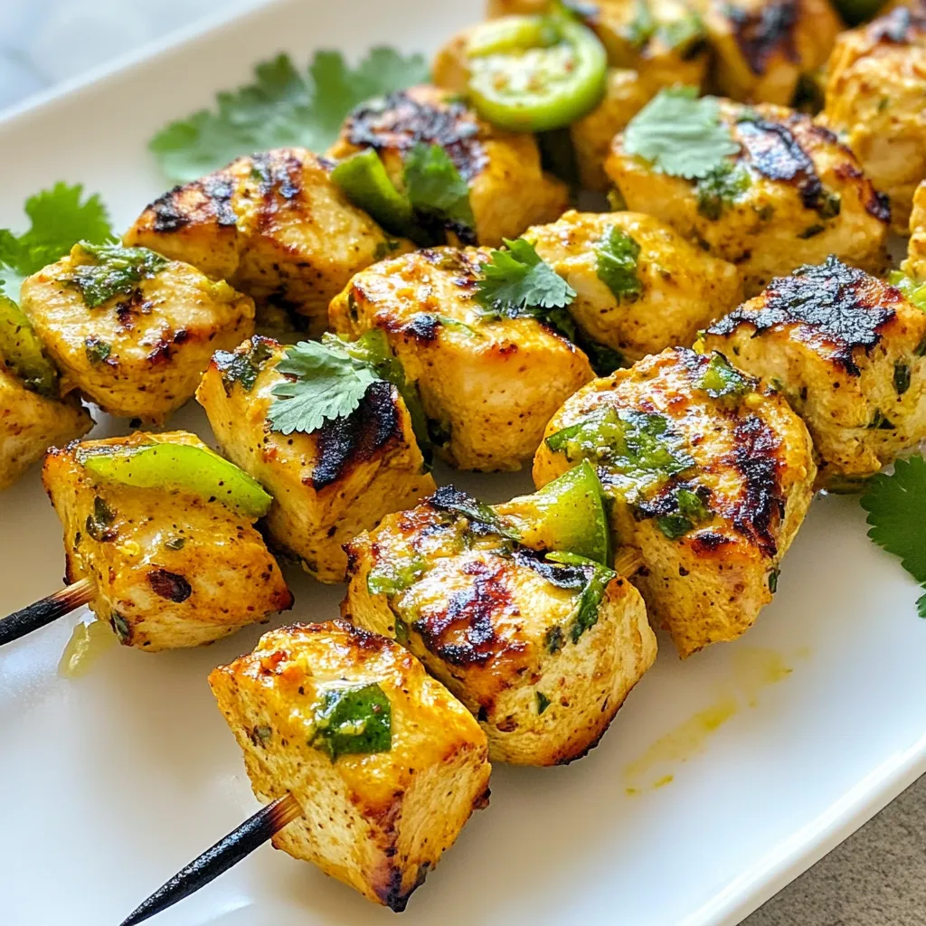 Jalapeño Lime Chicken Skewers Tasty and Easy Recipe