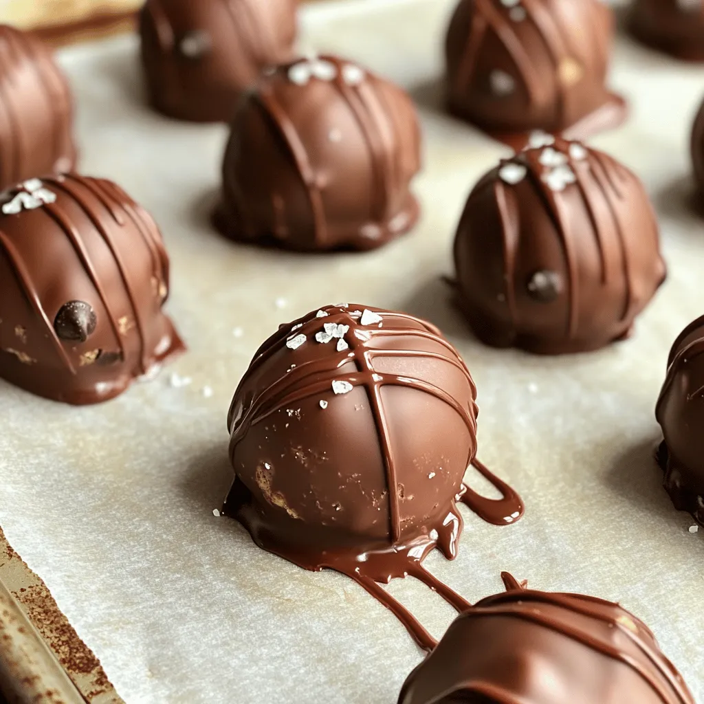 Chocolate Chip Cookie Dough Truffles Delightful Treat