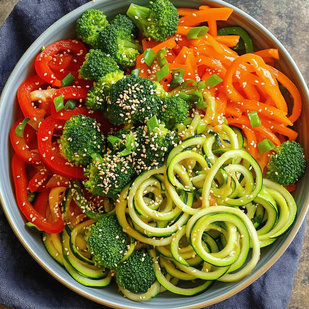 Zucchini Noodle Stir Fry Flavorful and Quick Meal