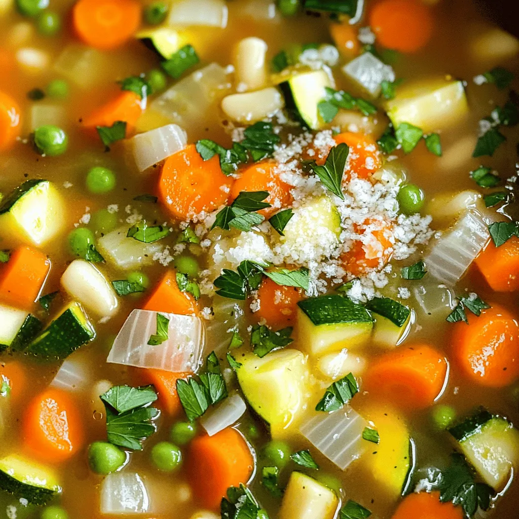 Veggie Packed Minestrone Soup Hearty and Flavorful Dish