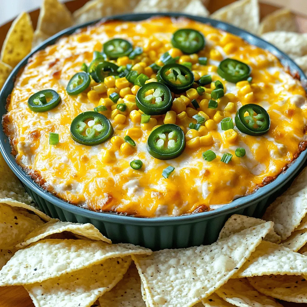 Cheesy Jalapeno Corn Dip Irresistible Party Treat