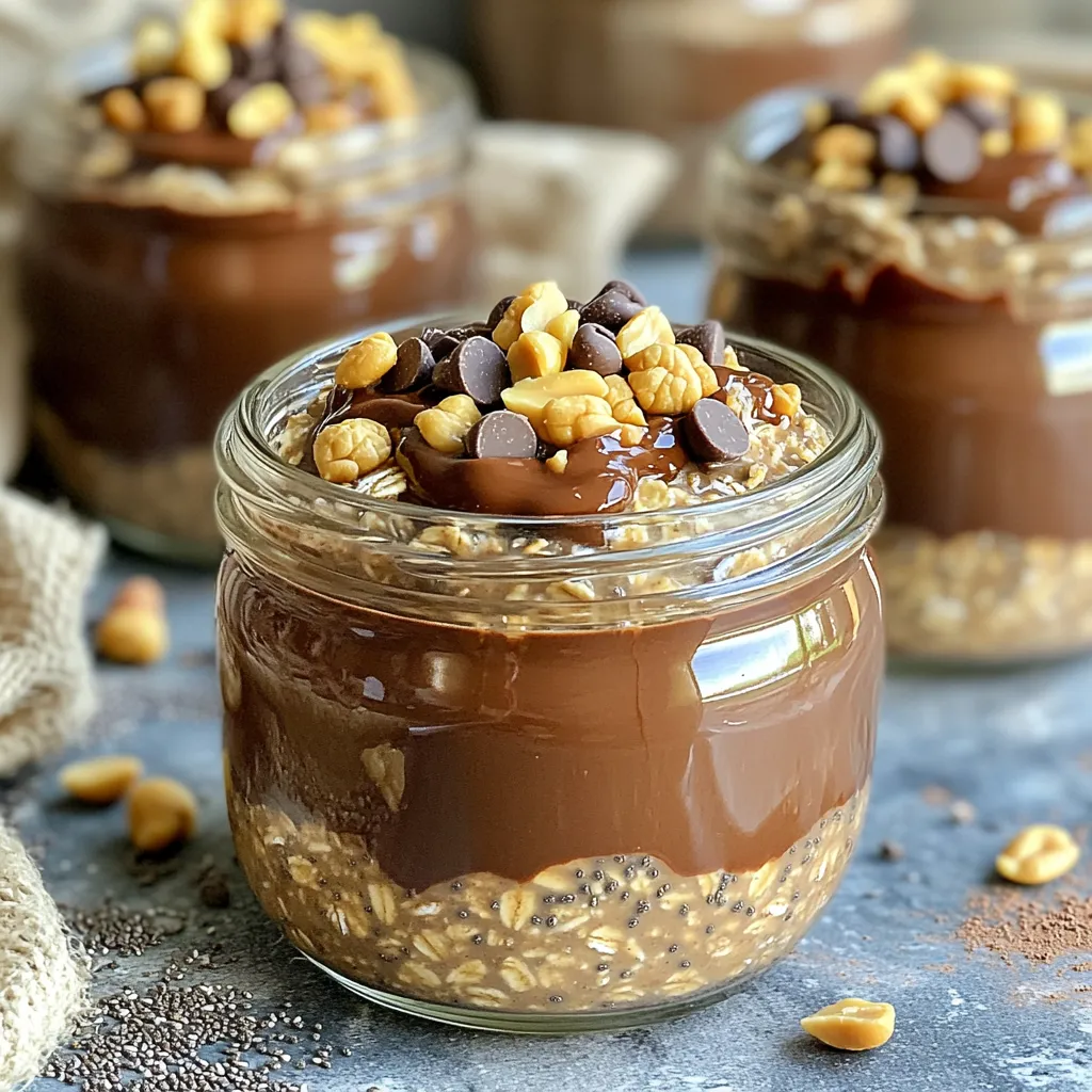 Peanut Butter Cup Overnight Oats Quick and Tasty Recipe