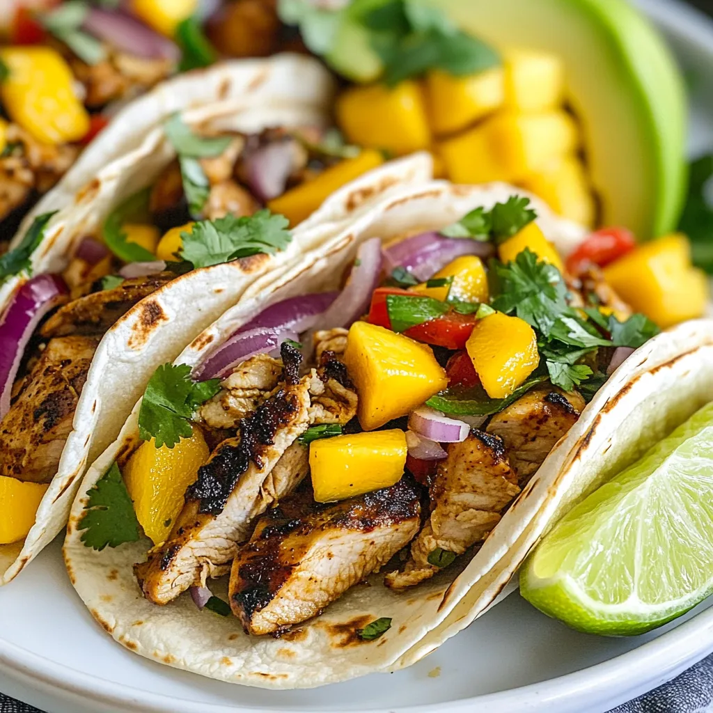 Jamaican Jerk Chicken Tacos Flavorful and Fresh Feast