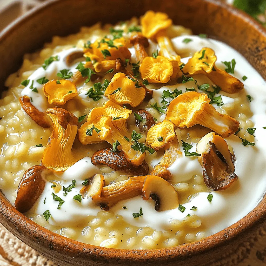 Creamy Mushroom Risotto Delightful and Simple Recipe