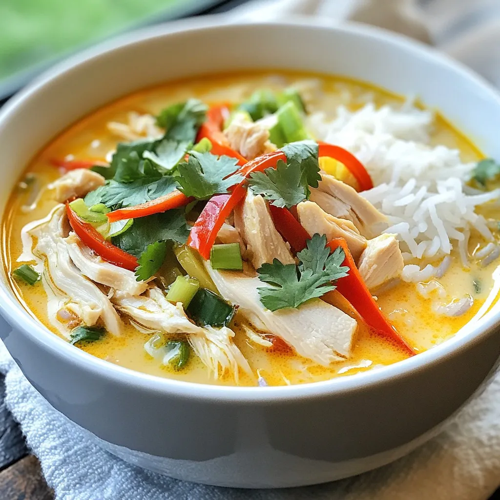 Thai Coconut Chicken Soup Flavorful Comfort Dish