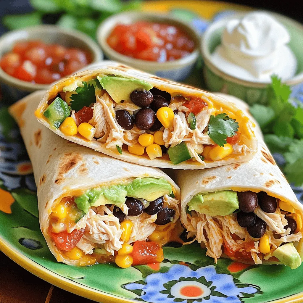 Easy Chicken Burritos Quick and Tasty Meal Idea