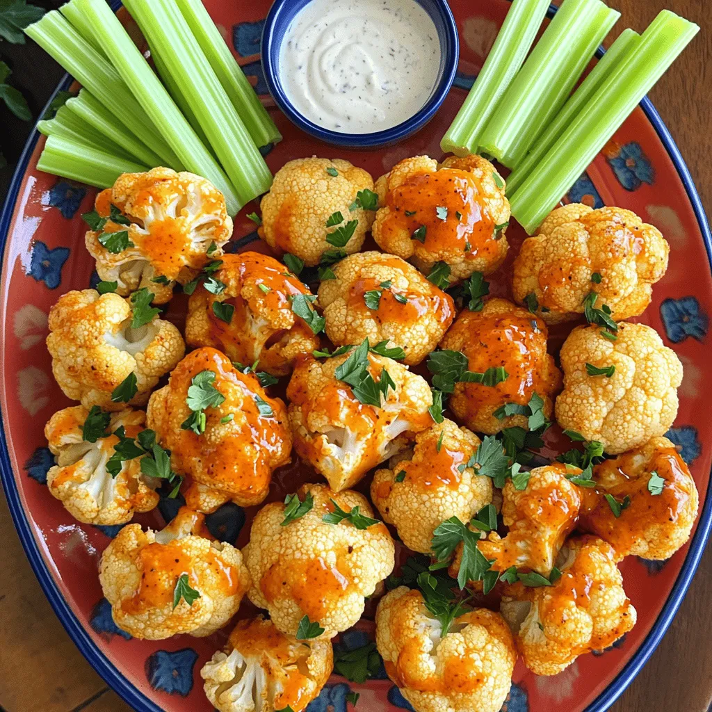 Air Fryer Buffalo Cauliflower Bites Crispy Delight