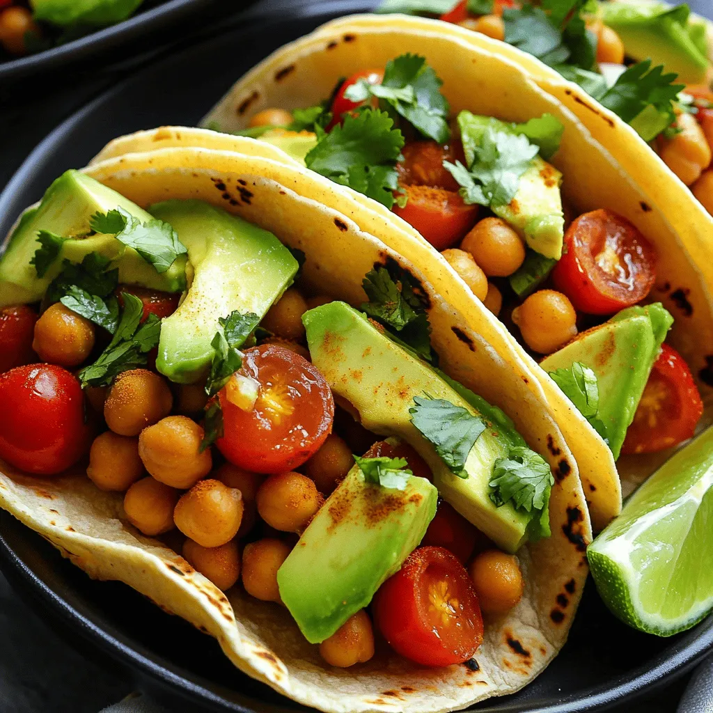Spicy Chickpea Tacos Quick Dinner Delight