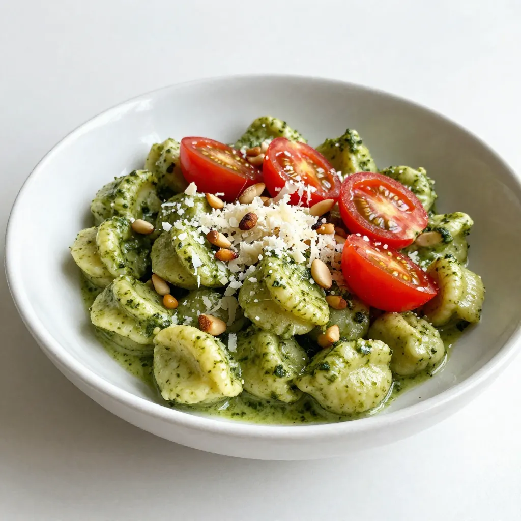 Creamy Pesto Gnocchi Flavorful and Satisfying Dish