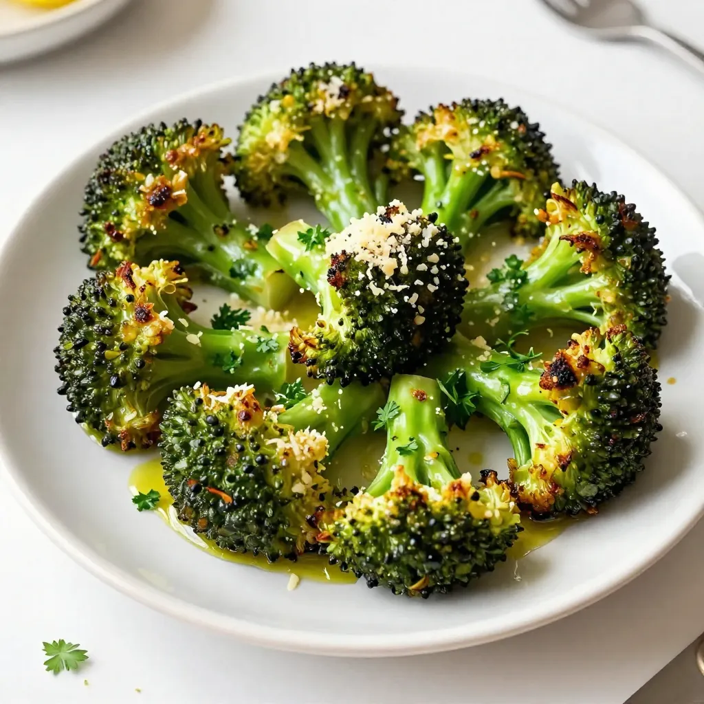 Garlic Parmesan Roasted Broccoli Tasty and Healthy Side
