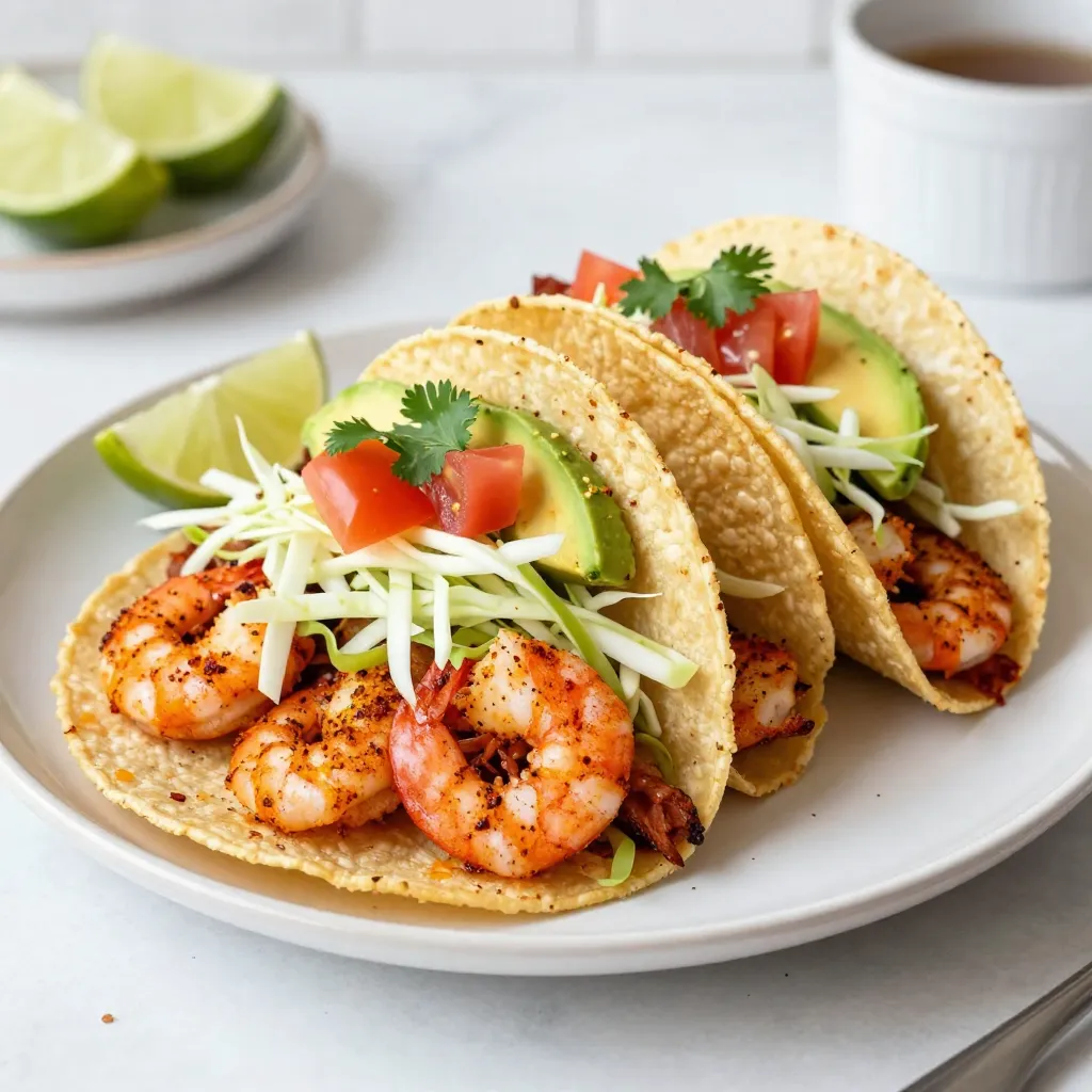 Spicy Cajun Shrimp Tacos Flavorful and Easy Dish