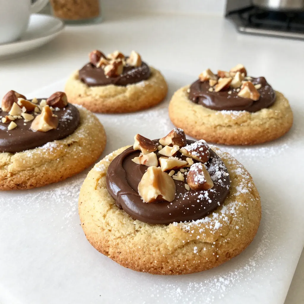 Chocolate Hazelnut Stuffed Cookies Scrumptious Recipe