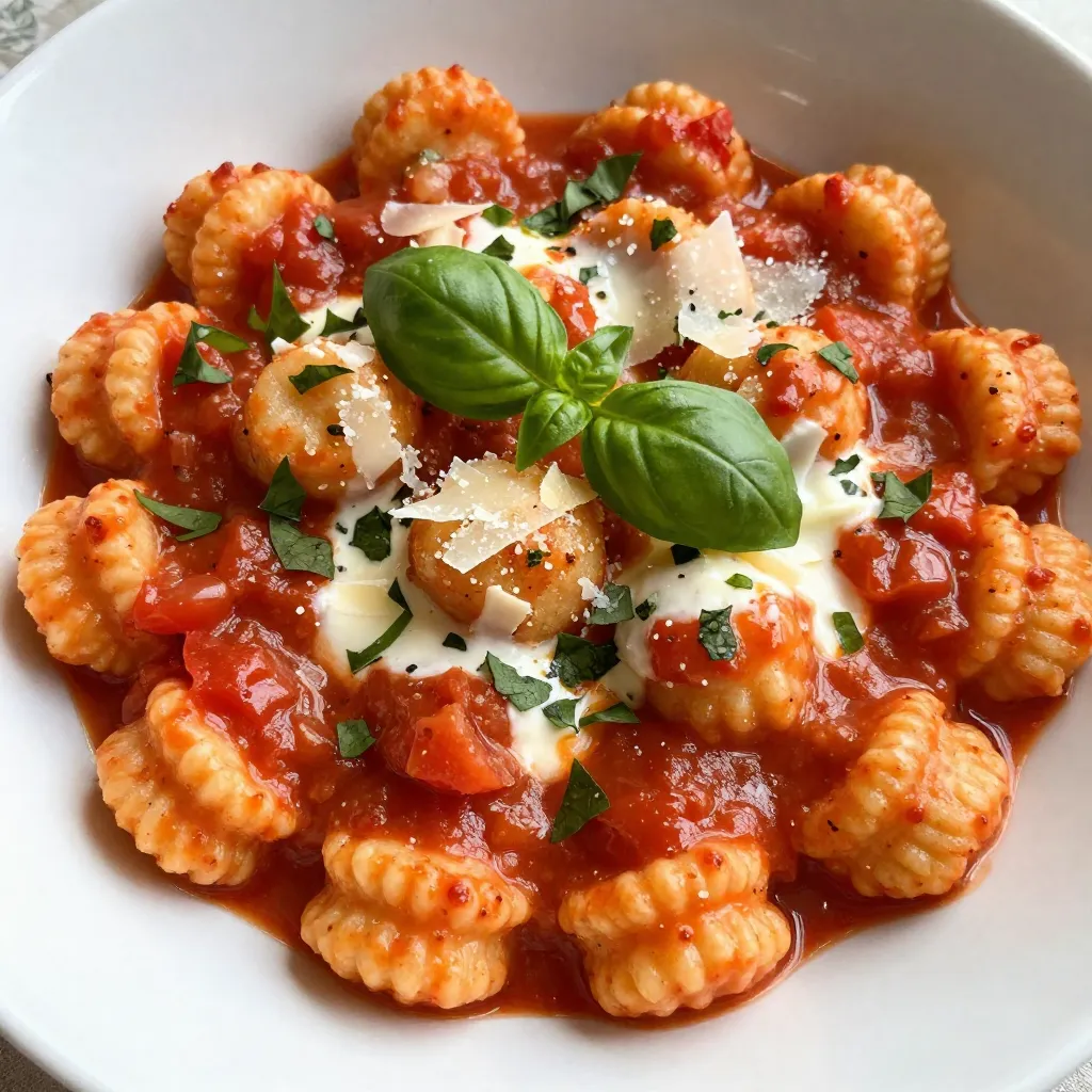 Creamy Tomato Basil Gnocchi Flavorful Dinner Dish