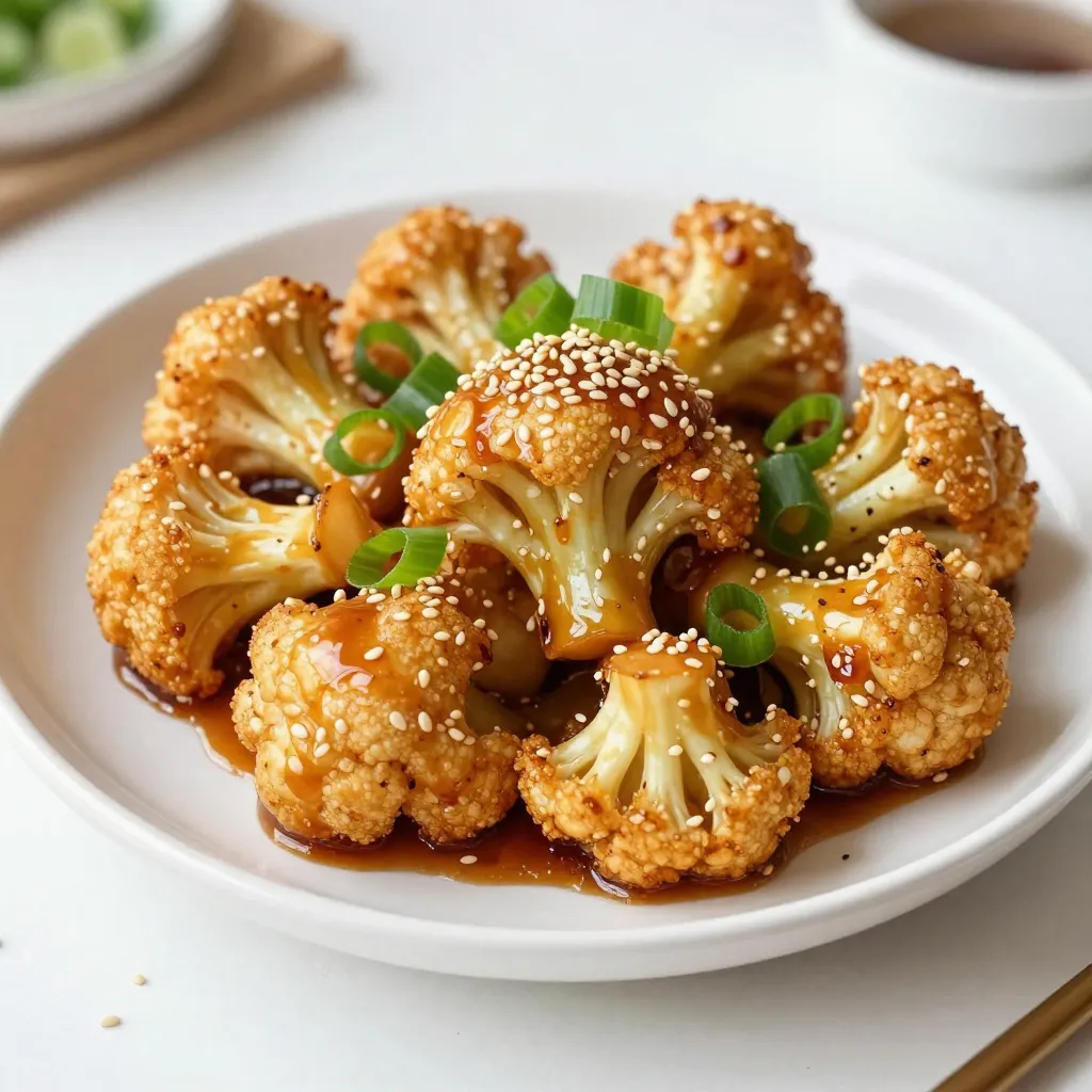 Sticky Sesame Cauliflower Flavorful and Easy Recipe