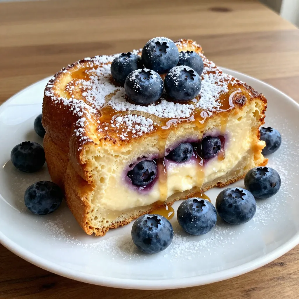 Blueberry Cheesecake French Toast Delightfully Simple