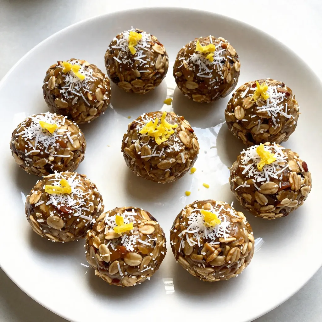 Lemon Coconut Energy Balls Simple and Quick Recipe