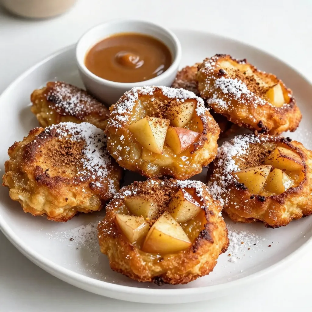 Cinnamon Sugar Apple Fritters Perfectly Crispy Treat