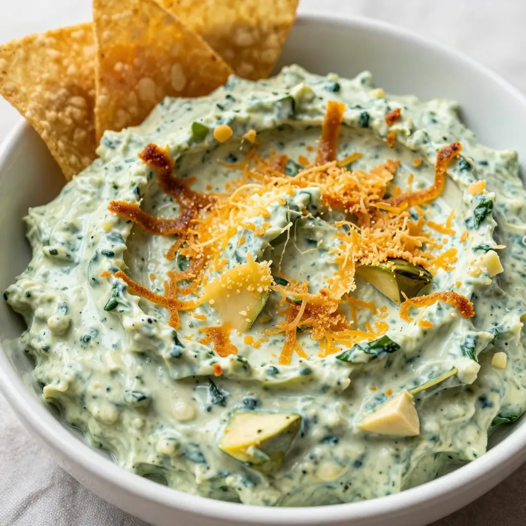 Creamy Spinach Artichoke Dip Savory Party Favorite