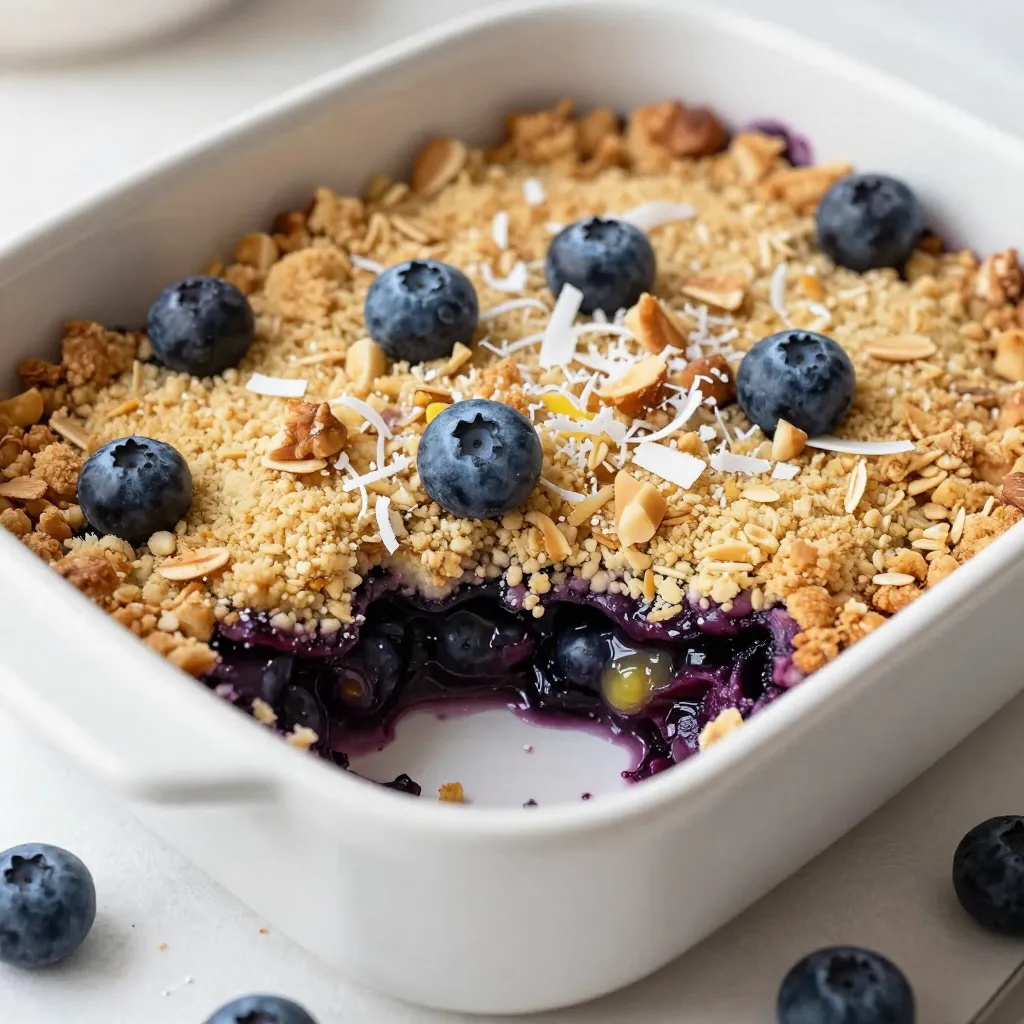 Blueberry Coconut Crumble Delightful and Easy Recipe