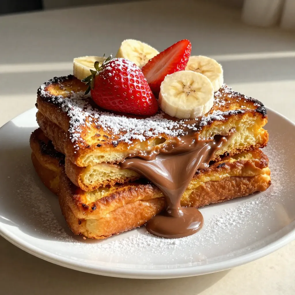 Nutella Stuffed French Toast Tasty Morning Delight