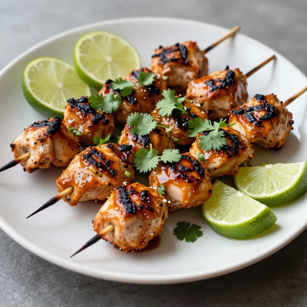 Chipotle Lime Chicken Skewers Flavorful Grilling Delight