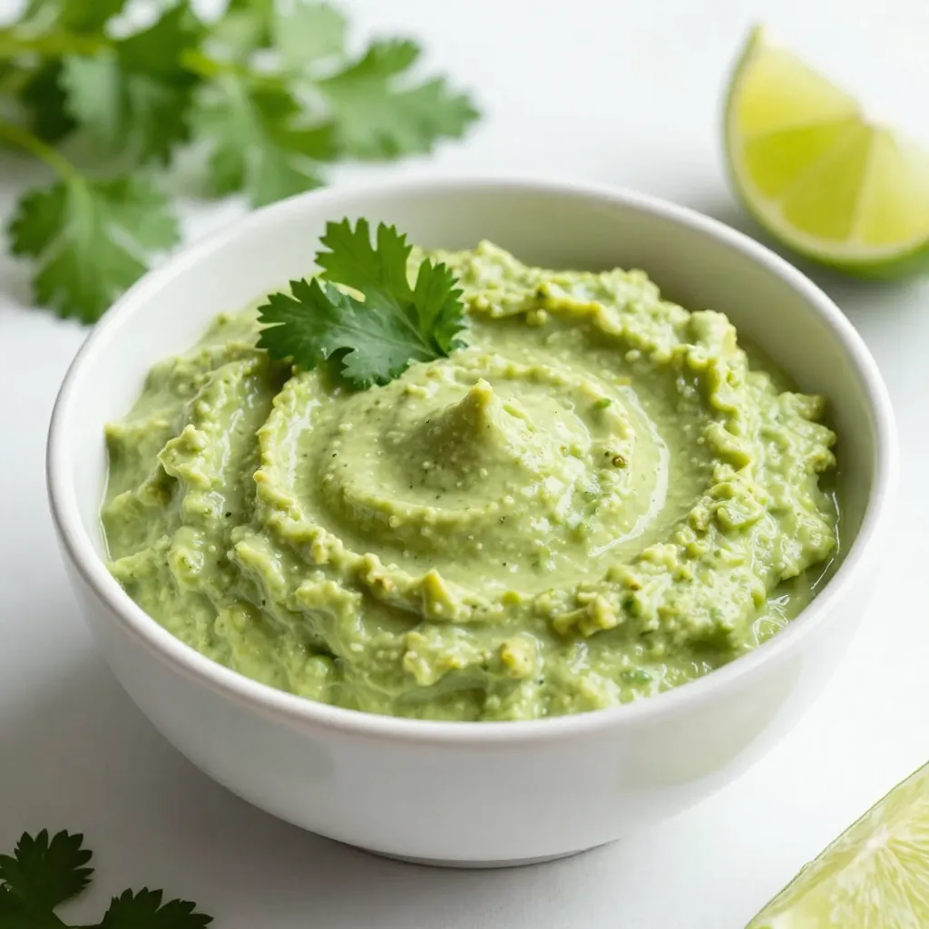 Creamy Avocado Cilantro Sauce Easy and Flavorful Dip