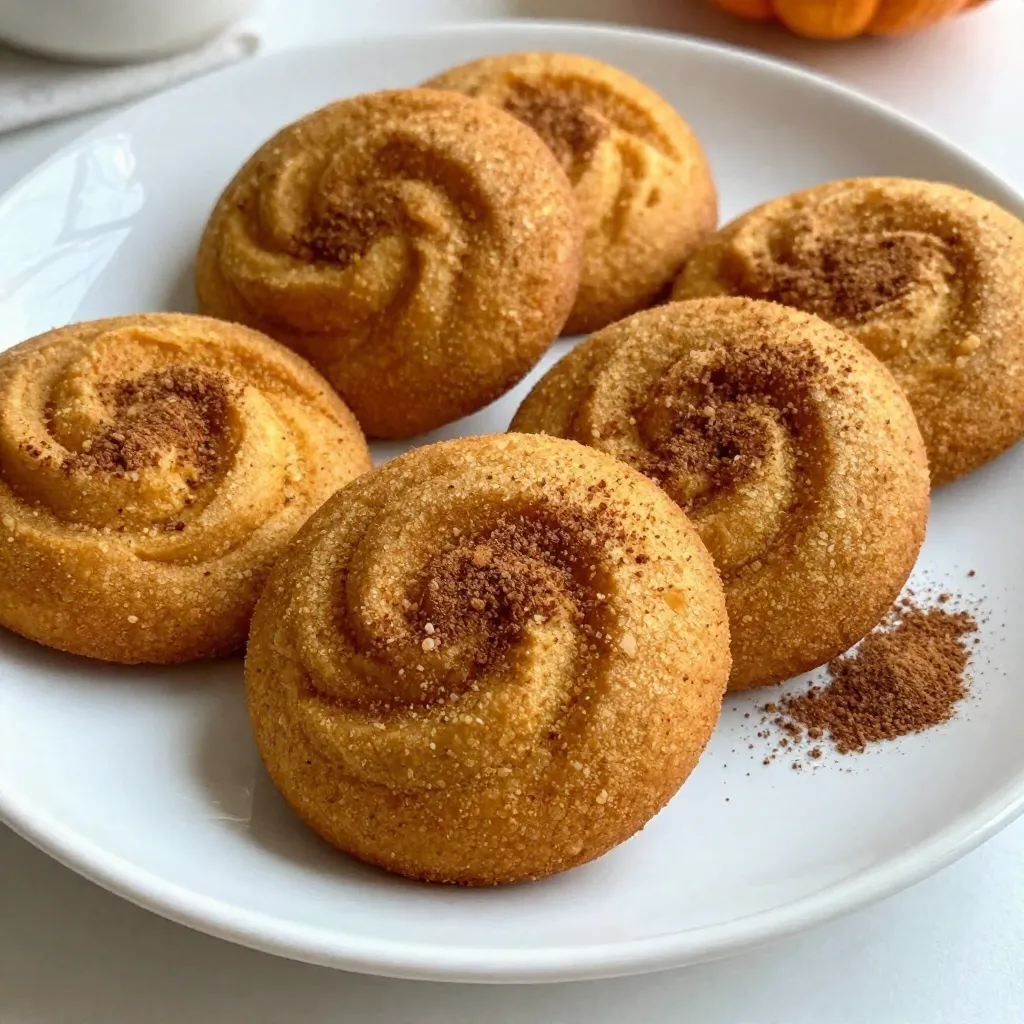 Pumpkin Spice Snickerdoodles Irresistible Cookie Treat