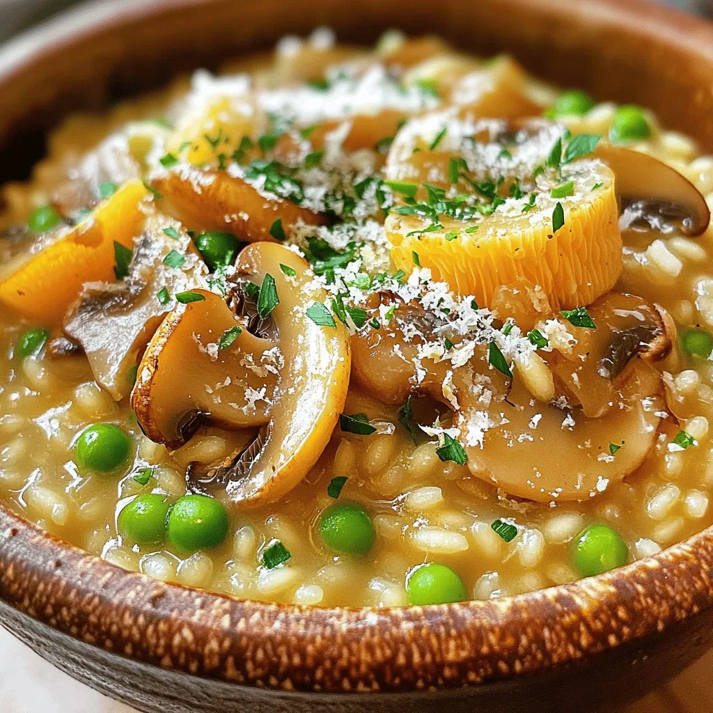 Savory Mushroom Risotto Creamy and Comforting Meal