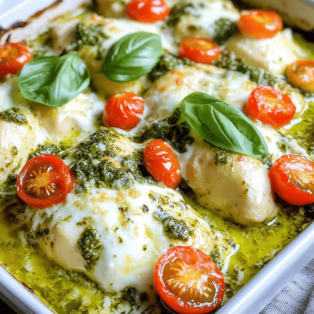 Creamy Pesto Chicken Bake Tasty and Easy Recipe
