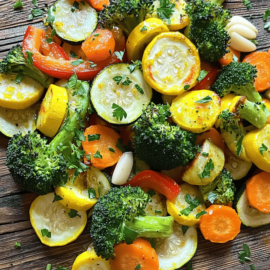 Lemon Herb Roasted Veggies Simple and Flavorful Dish