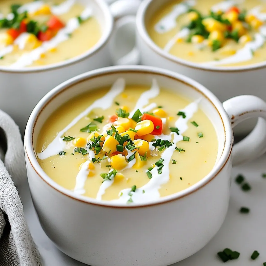 Creamy Corn Chowder Delightfully Rich and Easy Recipe