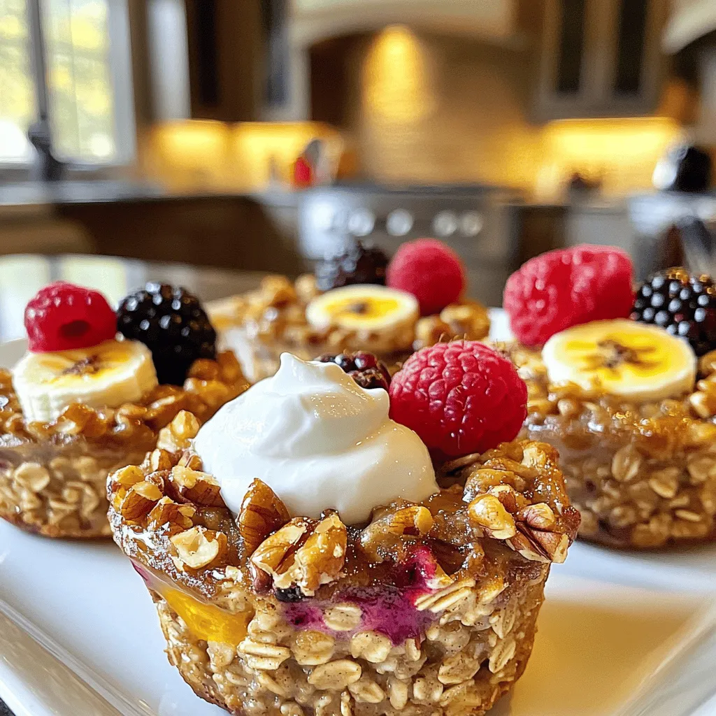 Maple Pecan Baked Oatmeal Cups Savory Morning Treat