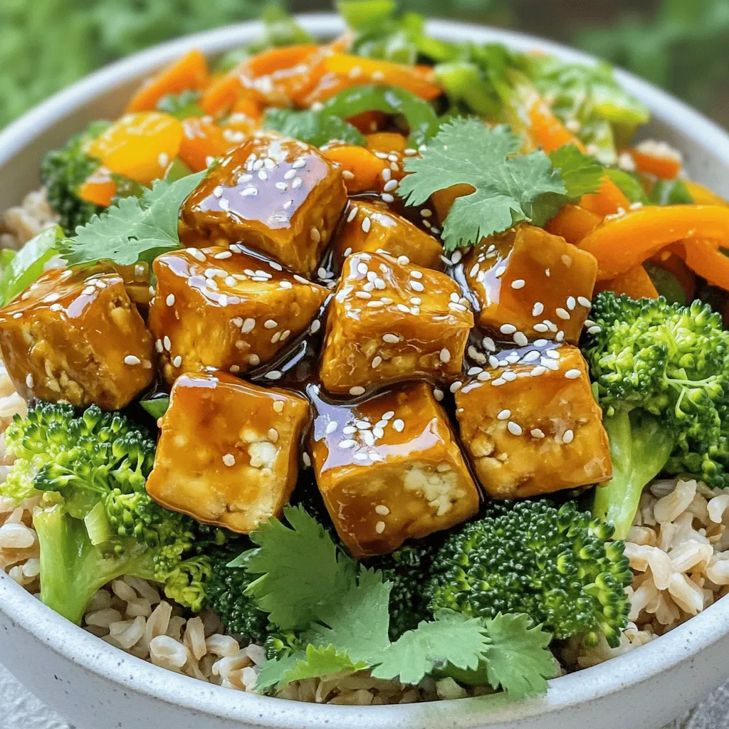 Teriyaki Tofu Buddha Bowls Flavorful and Easy Meal