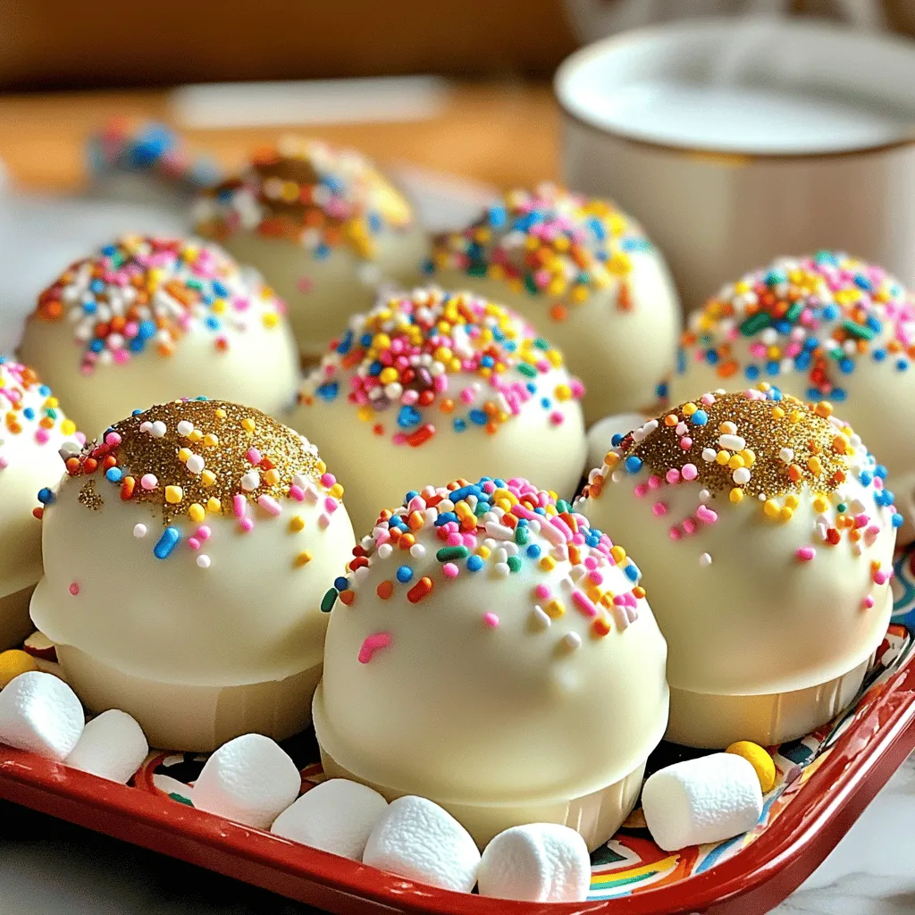 Birthday Cake Hot Chocolate Bombs Festive and Fun Treat