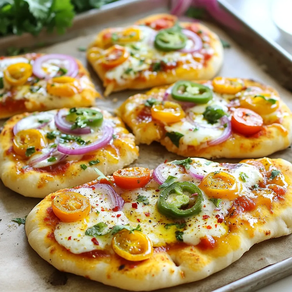 Spicy Garlic Naan Pizza Irresistible Flavor Awaits