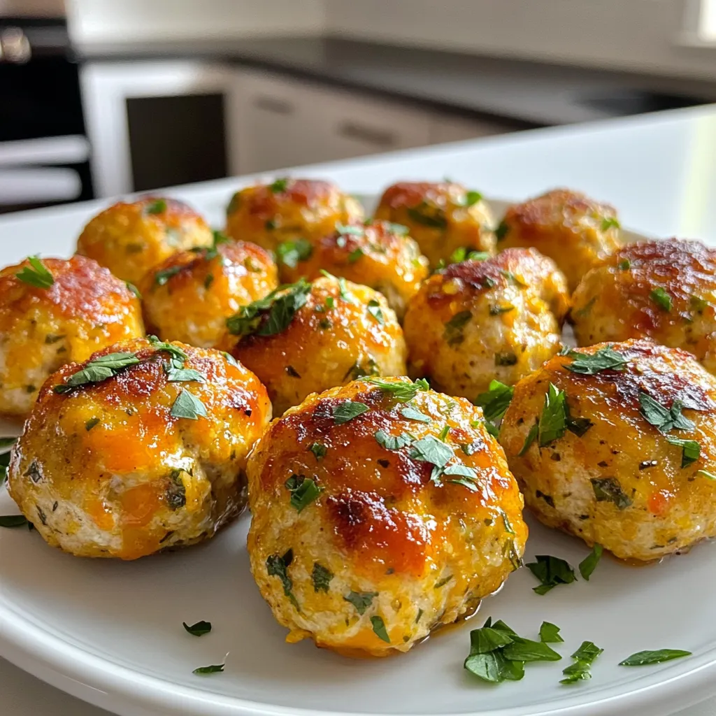 Garlic Herb Chicken Meatballs Simple and Flavorful Meal