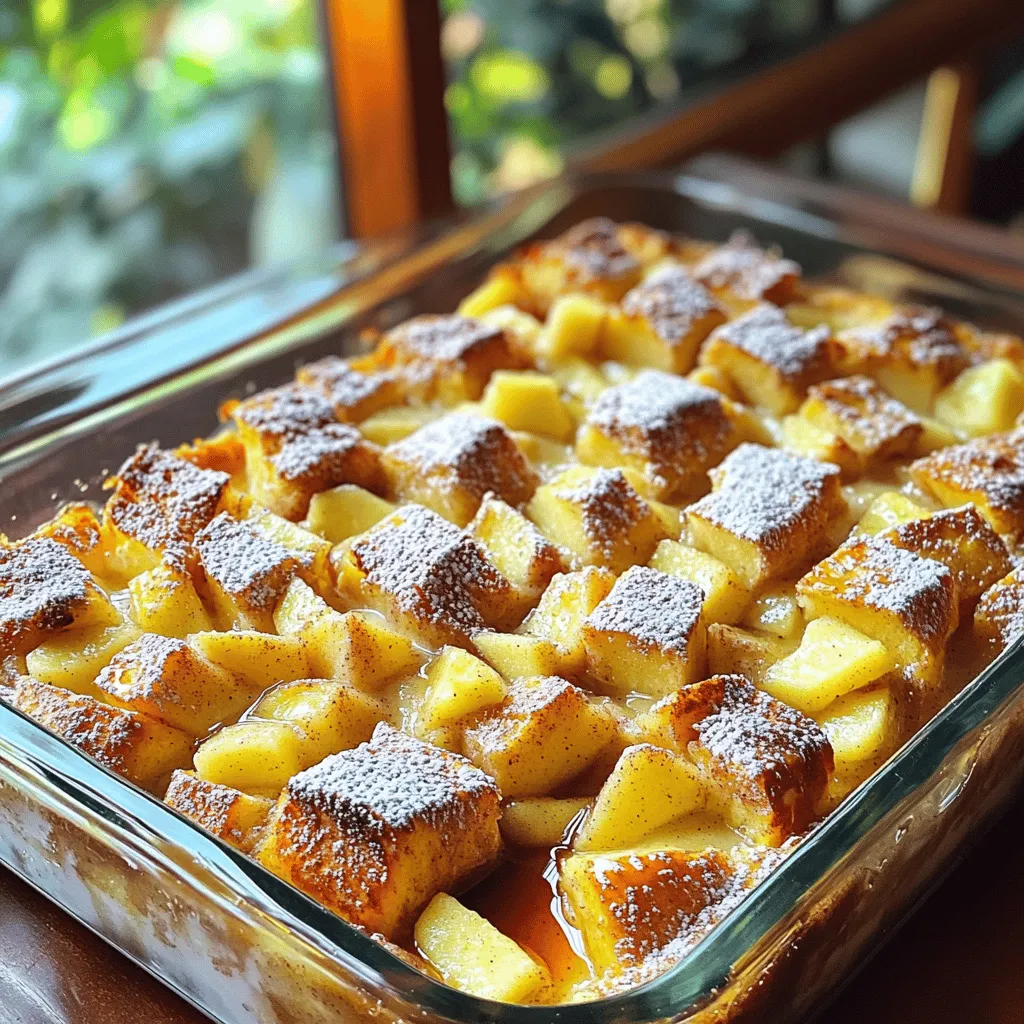 Cinnamon Apple French Toast Casserole Irresistible Treat