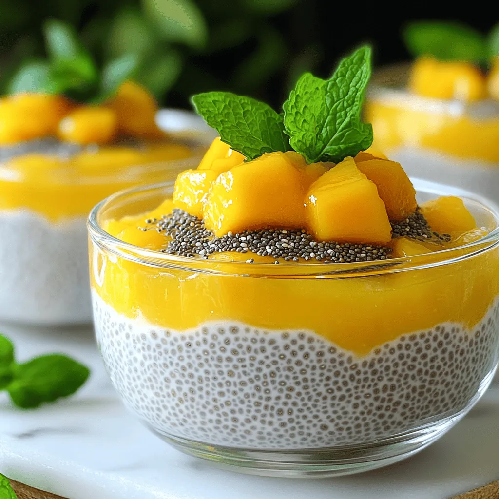 Mango Coconut Chia Pudding Simple and Healthy Treat